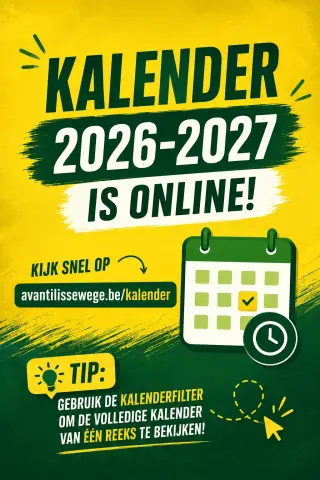 Krachtbal Avanti Lissewege - Kalender 2026-2027