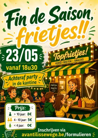 Krachtbal Avanti Lissewege - Fin De Saison 23/05 -> Frietjes!!