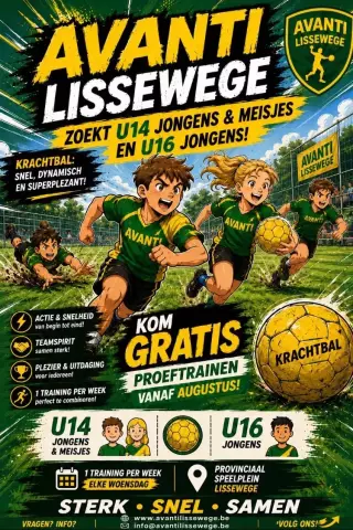Krachtbal Avanti Lissewege - Zin om een toffe sport te ontdekken?